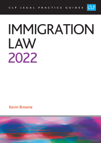 Cover image: Immigration Law 2022 22nd edition 9781914219702