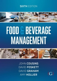 Imagen de portada: Food and Beverage Management 6th edition 9781915097262