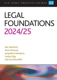 Titelbild: Legal Foundations2024/2025 24th edition 9781915469830