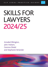 Cover image: Skills for Lawyers 2024/2025 24th edition 9781915469854