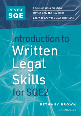 Cover image: Revise SQE Introduction to Written Legal Skills for SQE2 1st edition 9781917183130