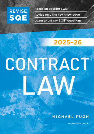 صورة الغلاف: Revise SQE Contract Law 2025/26 9781917183321