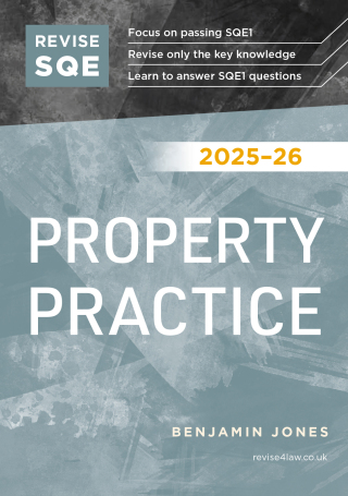 Cover image: Revise SQE Property Practice 2025/26 9781917183444