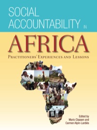 表紙画像: Social Accountability in Africa 9781920409203