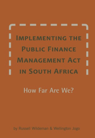 Imagen de portada: Implementing the Public Finance Management Act in South Africa 9781920409753