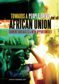 Cover image: Towards a People-Driven African Union 9781920051839