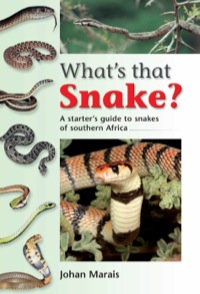 Titelbild: What's that Snake? 1st edition 9781770073739