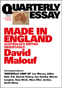 صورة الغلاف: Quarterly Essay 12 Made in England 9781863953955