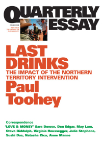 Imagen de portada: Quarterly Essay 30 Last Drinks 9781863952156
