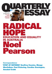 Immagine di copertina: Quarterly Essay 35 Radical Hope 9781863954440
