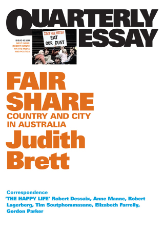 Cover image: Quarterly Essay 42 Fair Share 9781863955263