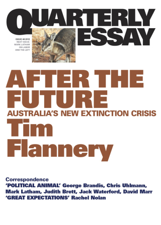 Imagen de portada: Quarterly Essay 48 After the Future 9781863955829