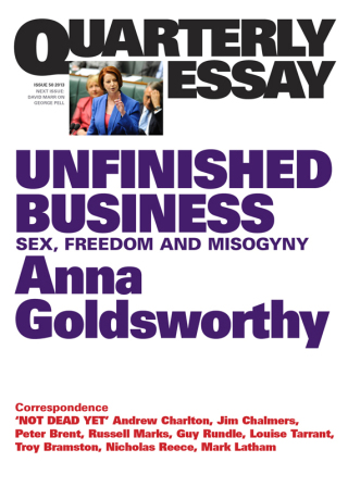 Cover image: Quarterly Essay 50 Unfinished Business 9781863956024