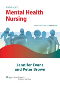 Cover image: Videbeck's Mental Health Nursing First Australian Edition 1st edition 9781920994204
