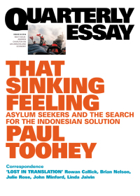 Cover image: Quarterly Essay 53 That Sinking Feeling 9781863956468