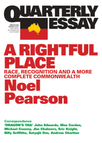 Cover image: Quarterly Essay 55 A Rightful Place 9781863956819