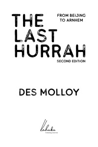 Cover image: The Last Hurrah