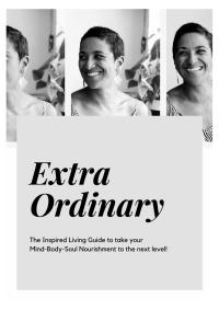 Cover image: Extra Ordinary