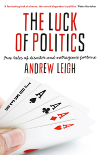 Cover image: The Luck of Politics 9781863957557