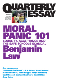 Cover image: Quarterly Essay 67 Moral Panic 101 9781863959513
