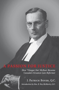 Cover image: A Passion for Justice 9780978160005