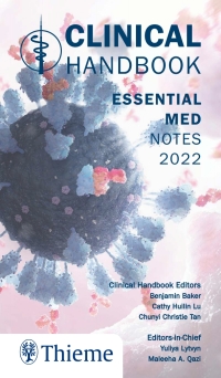 Cover image: Essential Med Notes Clinical Handbook 2022 15th edition 9781927363867