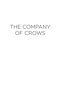 Cover image: The Company of Crows 9781927535943
