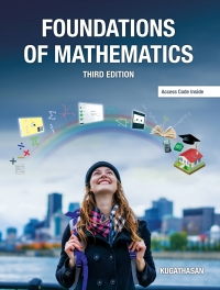 Cover image: Foundations of Mathematics 3rd edition 9781927737323