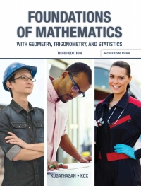 Cover image: Foundations of Mathematics with Geometry, Trigonometry and Statistics 3rd edition 9781927737316