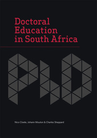 Omslagafbeelding: Doctoral Education in South Africa 9781928331001