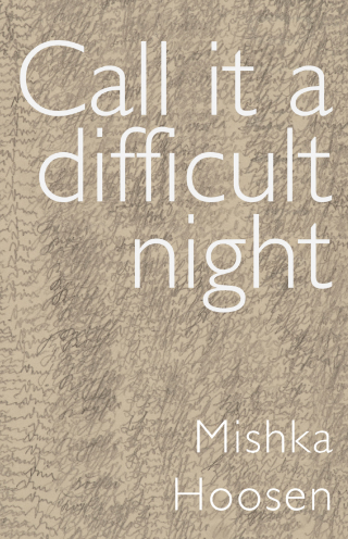 Imagen de portada: Call it a difficult night 1st edition 9780987028266