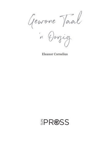 Imagen de portada: Gewone Taal 1st edition 9781928480617