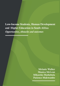 Cover image: Low-Income Students, Human Development and Higher Education in South Africa 9781928502395