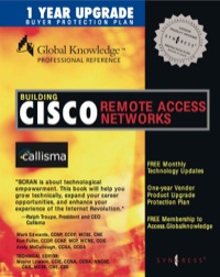 Cover image: Building Cisco Remote Access Networks 9781928994138