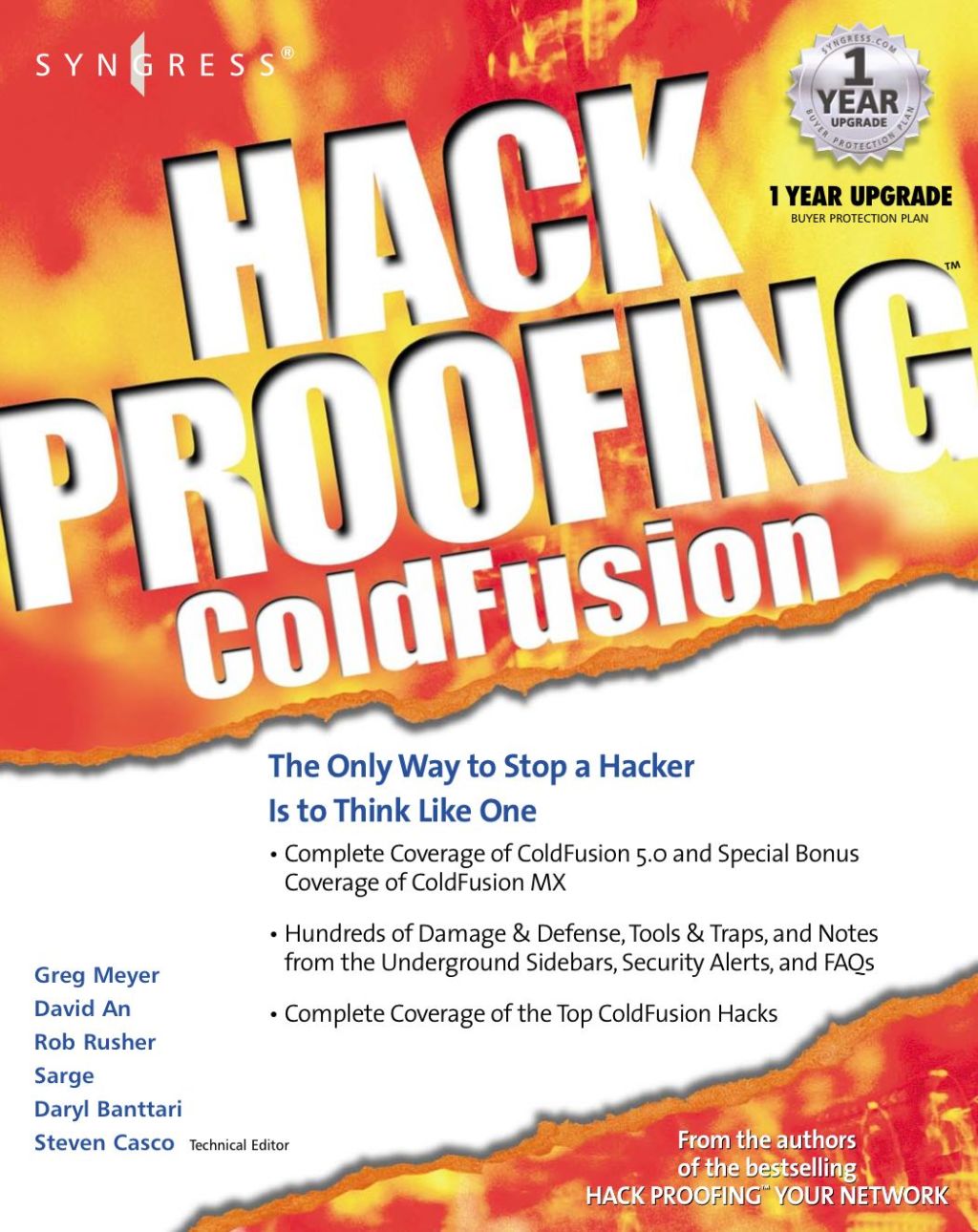 Hack Proofing ColdFusion (eBook)