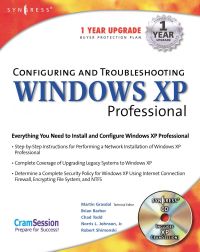 صورة الغلاف: Configuring and Troubleshooting Windows XP Professional 9781928994800