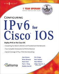 表紙画像: Configuring IPv6 For Cisco IOS 9781928994848