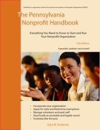 Cover image: The Pennsylvania Nonprofit Handbook 12th edition 9781929109906