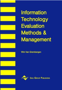 Cover image: Information Technology Evaluation Methods and Management 9781878289902