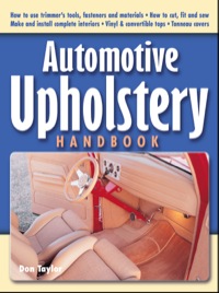 表紙画像: Automotive Upholstery Handbook 9781931128001