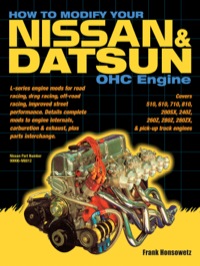 Cover image: How to Modify Your Nissan & Datsun OHC Engine 9781931128049