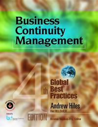 Cover image: Business Continuity Management 4th edition 9781931332767