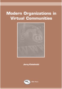 Cover image: Modern Organizations in Virtual Communities 9781931777162