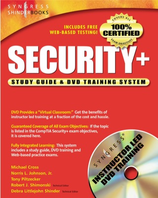 表紙画像: Security + Study Guide and DVD Training System 9781931836722