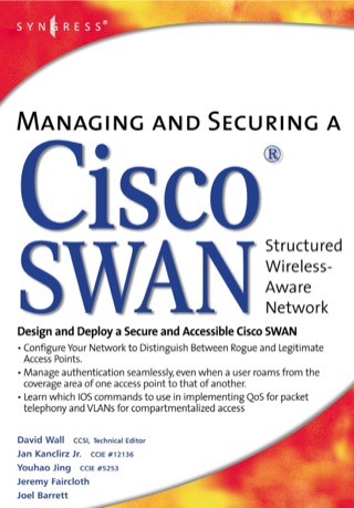 Imagen de portada: Managing and Securing a Cisco Structured Wireless-Aware Network 9781932266917