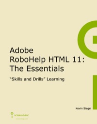 表紙画像: Adobe RoboHelp HTML 11: The Essentials  (ePub) 193273368X