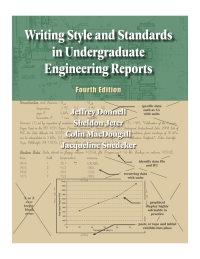 Immagine di copertina: Writing Style and Standards in Undergradute Engineering Reports 4th edition 9781932780185