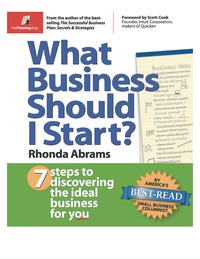 Omslagafbeelding: What Business Should I Start? 9780966963588