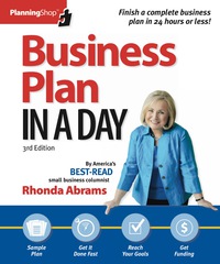 Titelbild: Business Plan In A Day 3rd edition