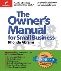 表紙画像: The Owner's Manual for Small Business